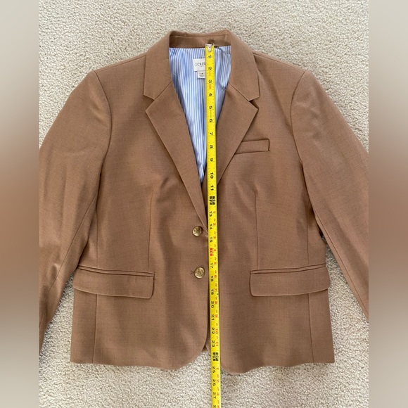 J. Crew Factory Tan Blazer with Gold Buttons - Picture 5 of 9